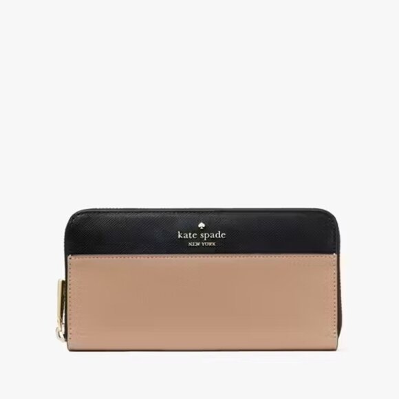 kate spade Handbags - Kate Spade♠️NEW Toasted Hazelnut Madison Full Size Zip Wallet $239